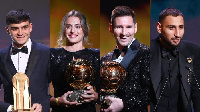 Ballon d'Or 2021 : Messi, Putellas, Donnarumma, Pedri... l'intégralité du palmarès