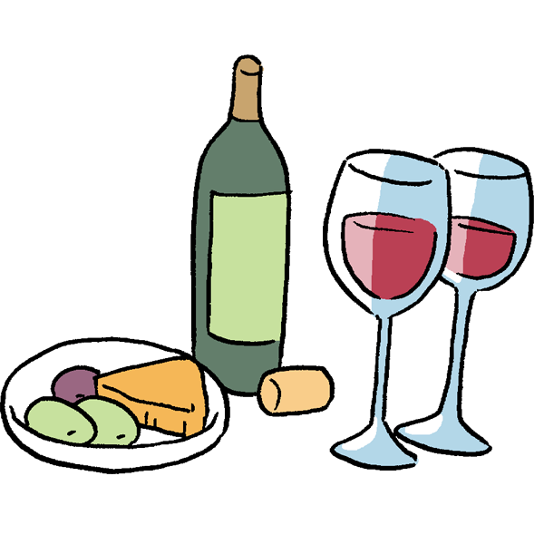 無料イラスト画像 驚くばかりワイン イラスト 無料