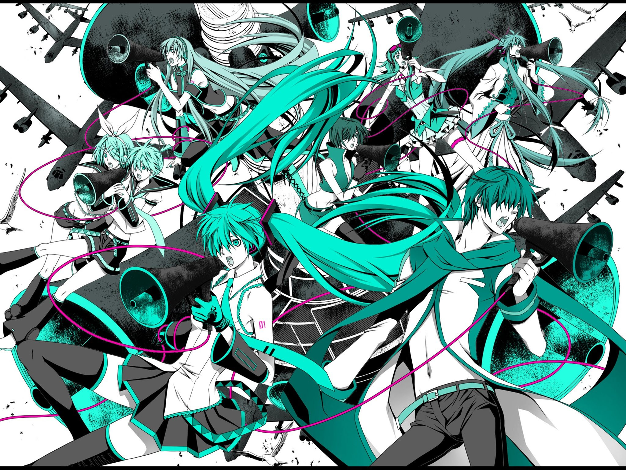 ベストvocaloid 壁紙 花の画像