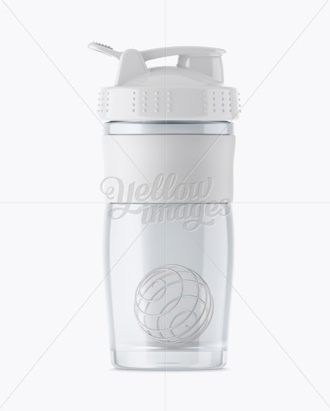 Download Download Transparent Shaker Bottle With Blender Ball ...