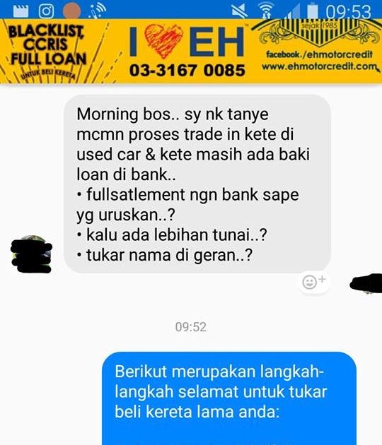 cara tukar nama geran motor