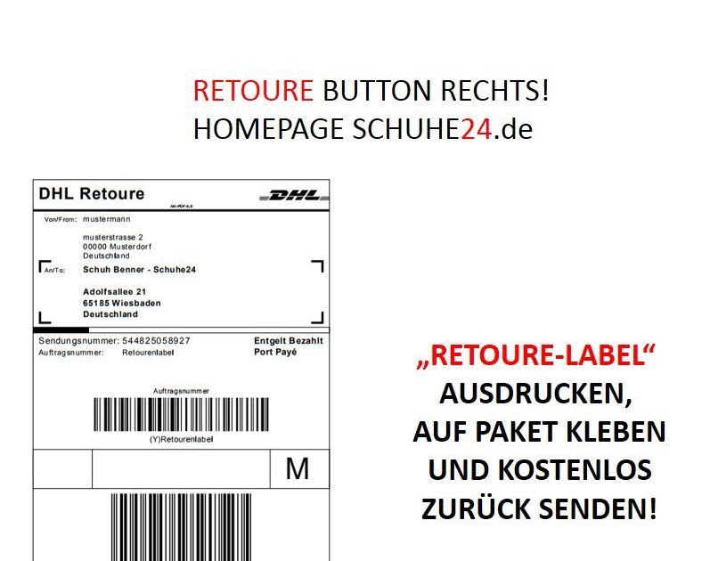 Dhl Retourenaufkleber Ausdrucken / Kostenlose Rucksendung ...