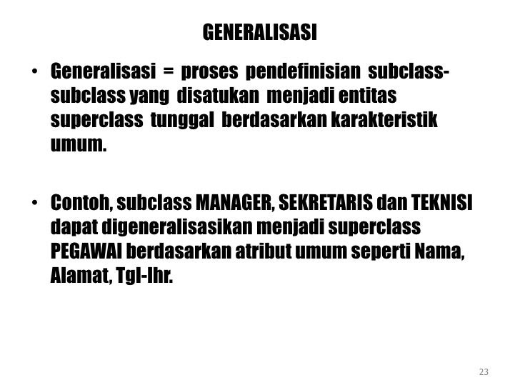 Contoh Generalisasi Dari Dua Konsep Ekonomi - Contoh Win