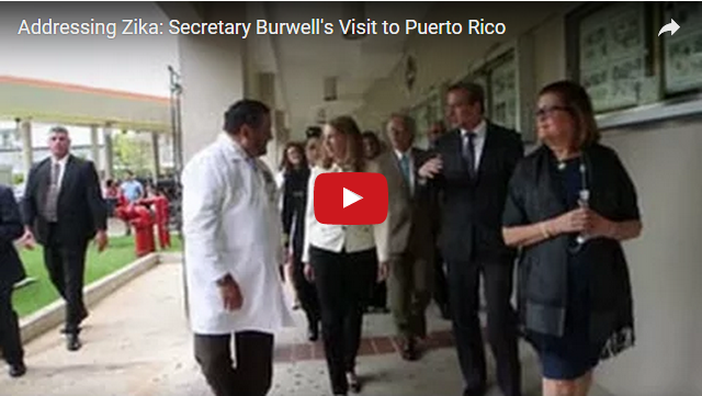 YouTube Embedded Video: Addressing Zika: Secretary Burwell's Visit to Puerto Rico