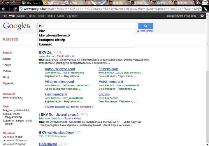 Nem működik a bkv útvonaltervező? Olpbi