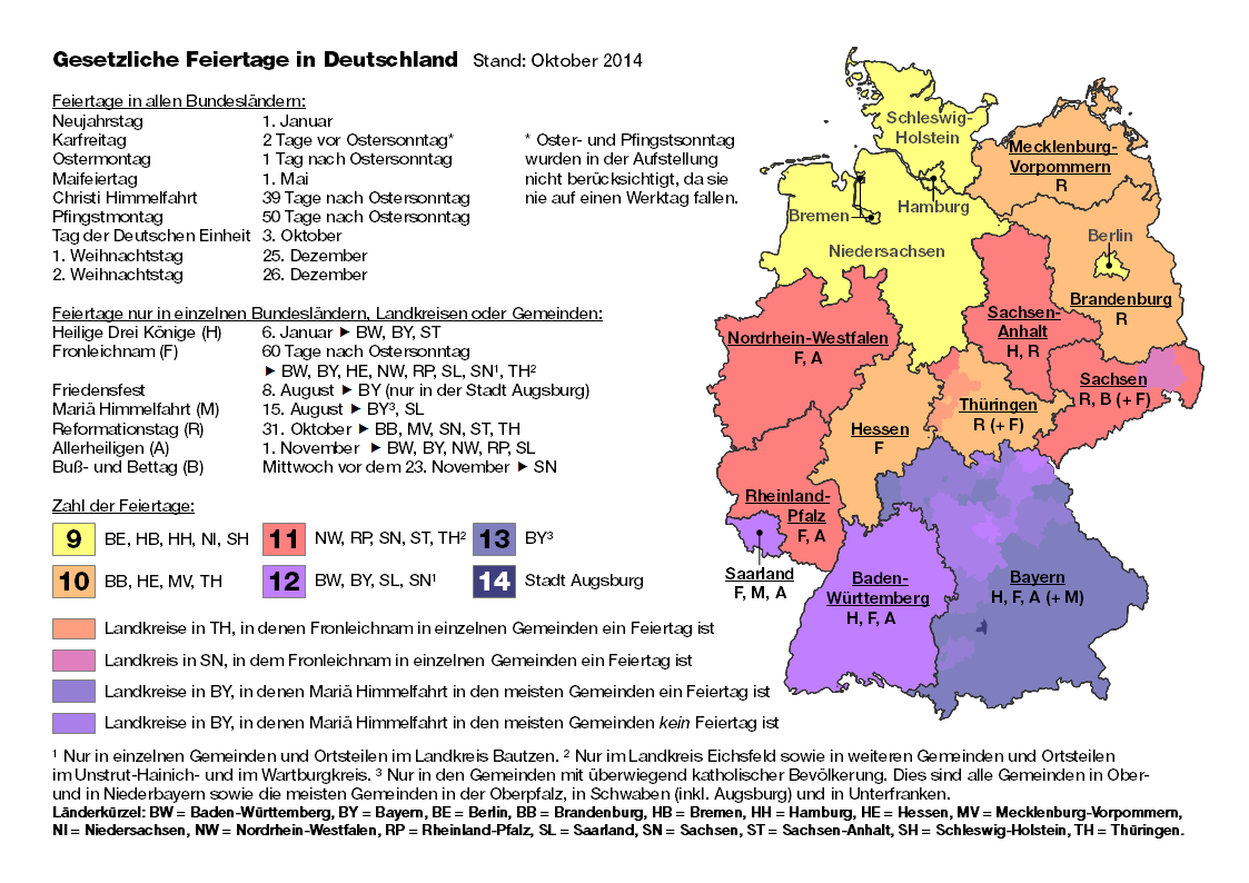 Feiertage Bayern 2021 Arbeitsfrei : Für Opa und Oma ...