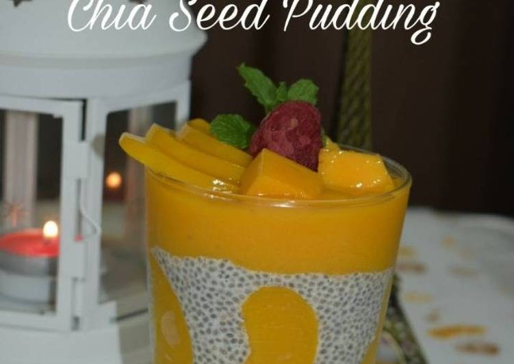 Resep Puding Mangga Pic Biji Chia - Resepi Kuliner Melayu