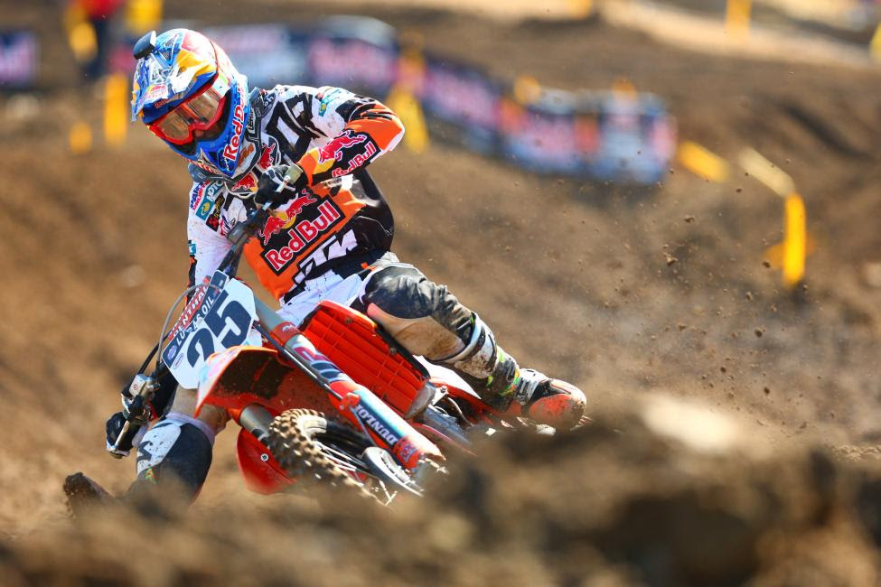 Musquin finished second overall.Photo: Jeff Kardas