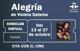 Cineclub virtual. Alegría. Octubre 2023. Instituto Cervantes.