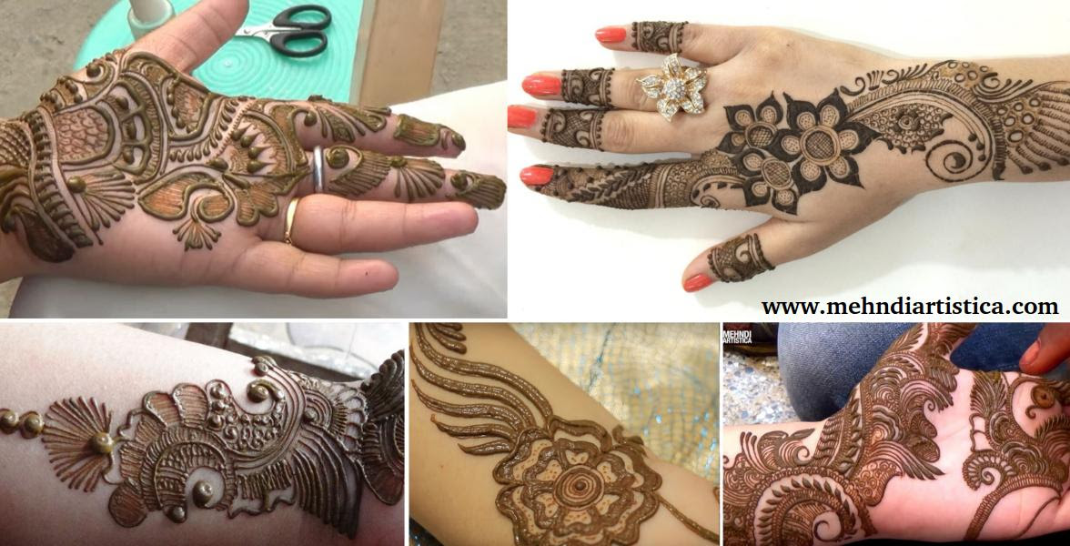 Easy Mehndi Design Step By Step Henna For Wedding