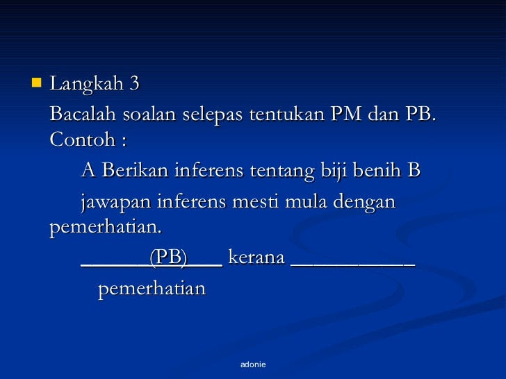 Contoh Soalan Dan Jawapan Inferens - Selangor j