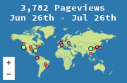 Locations of visitors to this page