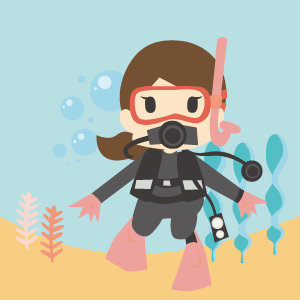 すべての動物の画像 50 素晴らしいダイビング イラスト