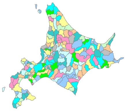 かわいいディズニー画像 100 Epic Best北海道 白地図 市町村 フリー