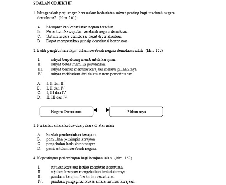 Soalan Exam Hubungan Etnik - Sinter D