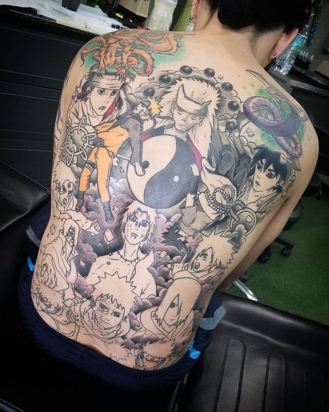 Paling Keren 26 Desain  Tato  Anime