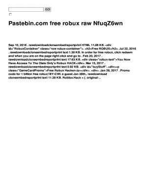 Roblox Promo Codes For Robux Pastebin - free robux pastebin hack