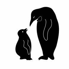 Japan Image ペンギン イラスト 横向き