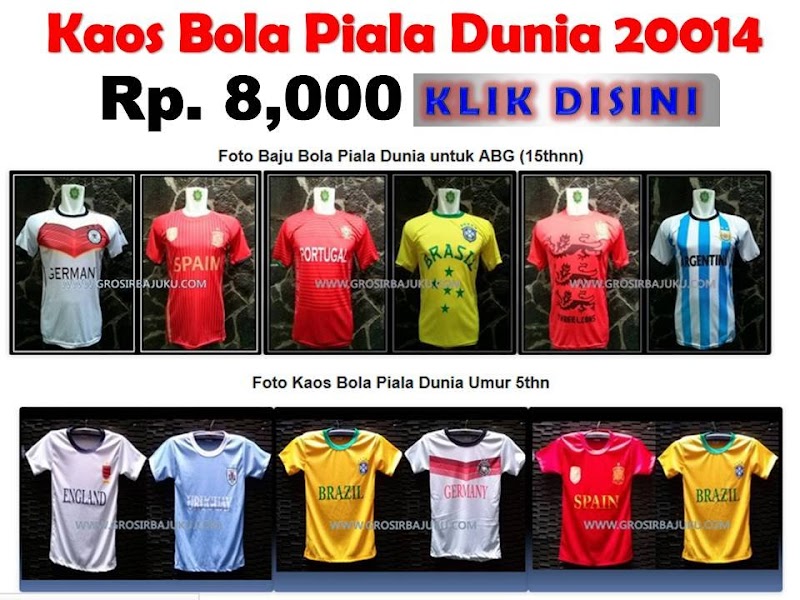 16+ Grosir Kaos Bola Tanah Abang, Trend Masa Kini