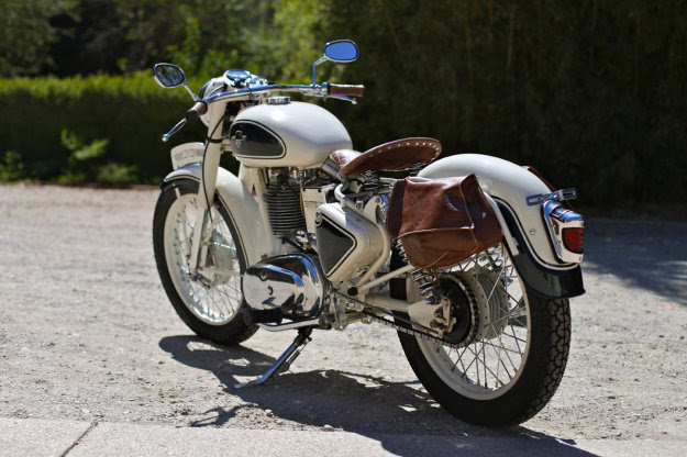 Chris Chappell's meticulously restored Royal Enfield Bullet 350.