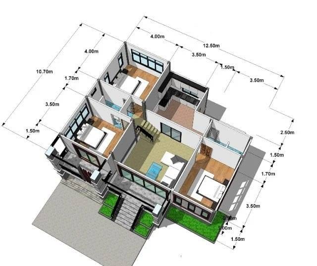 Gambar Pondasi Rumah 6X9 3 Kamar