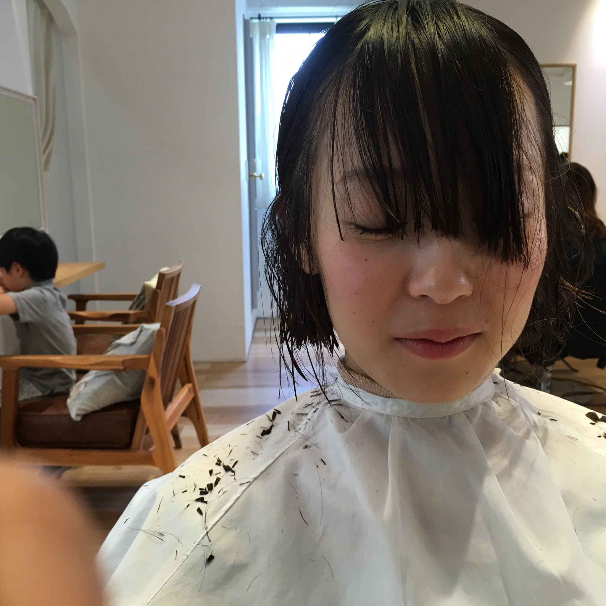 現代の髪型 上産後 ヘア スタイル 前髪