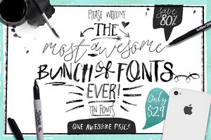 Big Bunch of Fonts