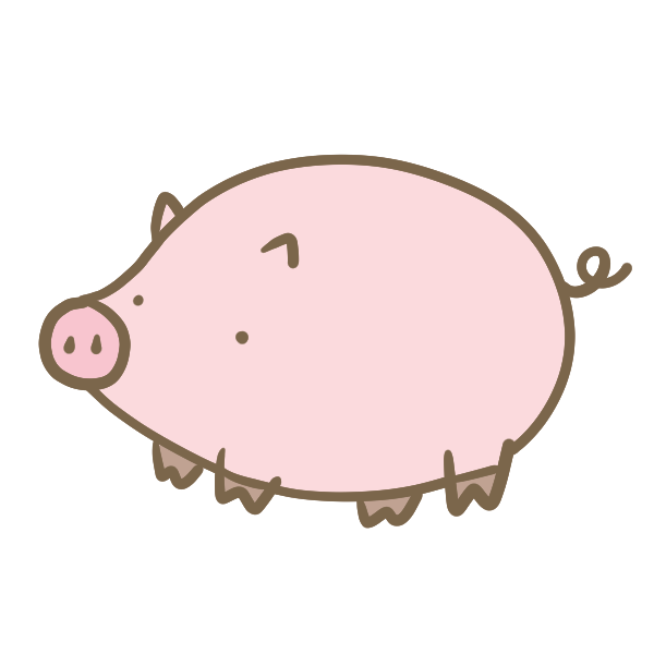 すべての動物の画像 トップ100フリー 豚 かわいい イラスト