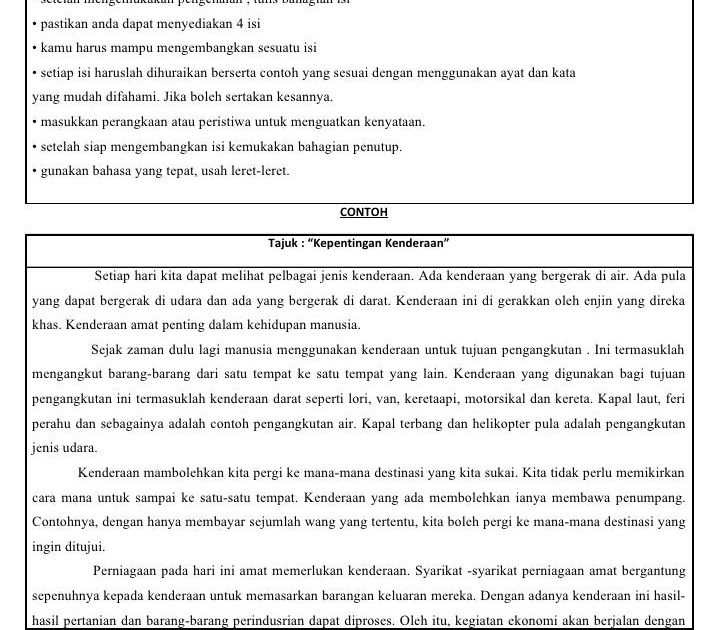 Contoh Soalan Karangan Laporan Pt3 - Kuora w