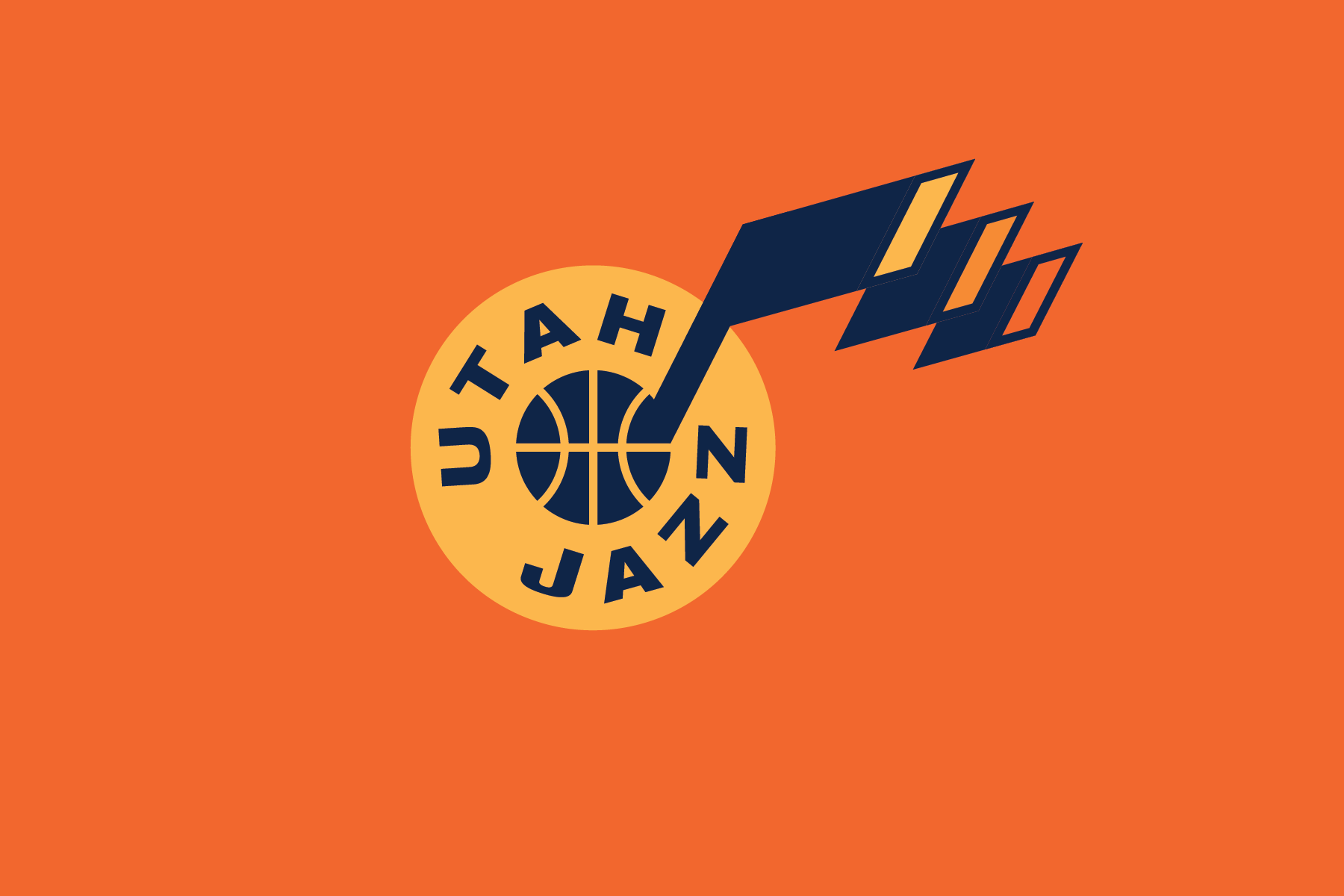 The utah jazz are an american professional basketball team based in salt lake city, utah. Michael Weinstein Nba Logo Redesigns Utah Jazz