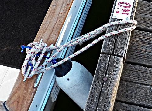WKP Get How to tie a boat to a dock post