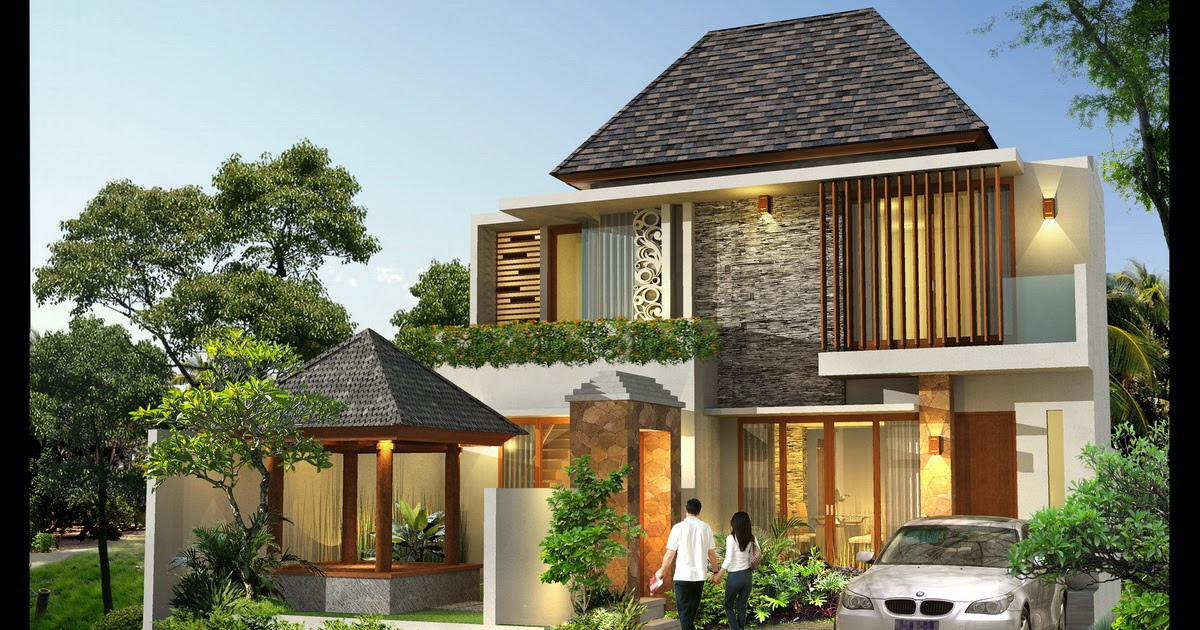 Desain Rumah Bali Minimalis - Gambar C