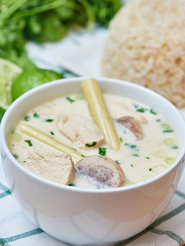 Full of fragrant thai ingredients like lemongrass, kaffir lime leaves, ginger, and galanga root, this thai coconut chicken soup can be made on the stovetop or in an instant pot. Tom Kha Gai Soup Coconut Chicken Soup Show Me The Yummy