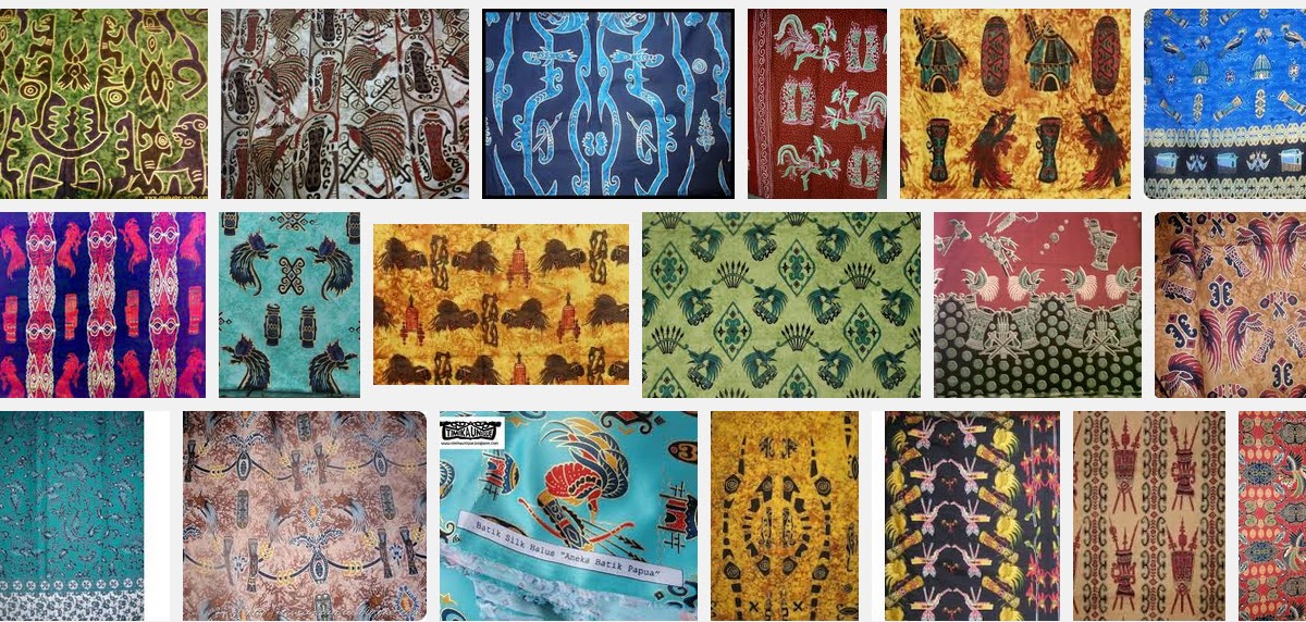 33 Contoh Lukisan Tema Batik