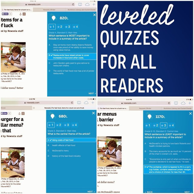 Newsela is a new startup that focuses on educational technology. Newsela Best Reading Website Ever The Brown Bag Teacher