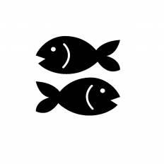 美しい花の画像 新着かわいい 魚 シルエット イラスト