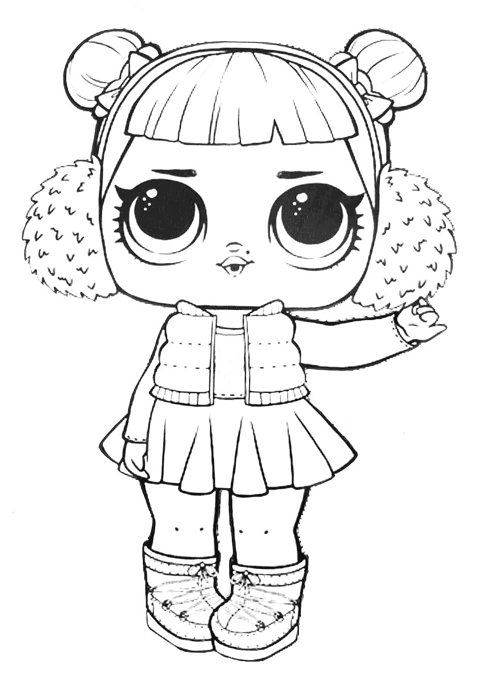 The great thing about our coloring pages is that your children can do them online, or after you've printed them out. Lol Surprise Dolls Coloring Pages Free Printable Coloring Page