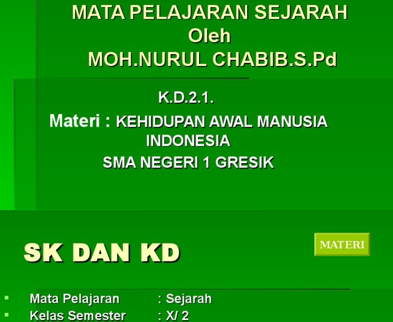 Menganalisis Kehidupan Awal Masyarakat Indonesia - Mari ...