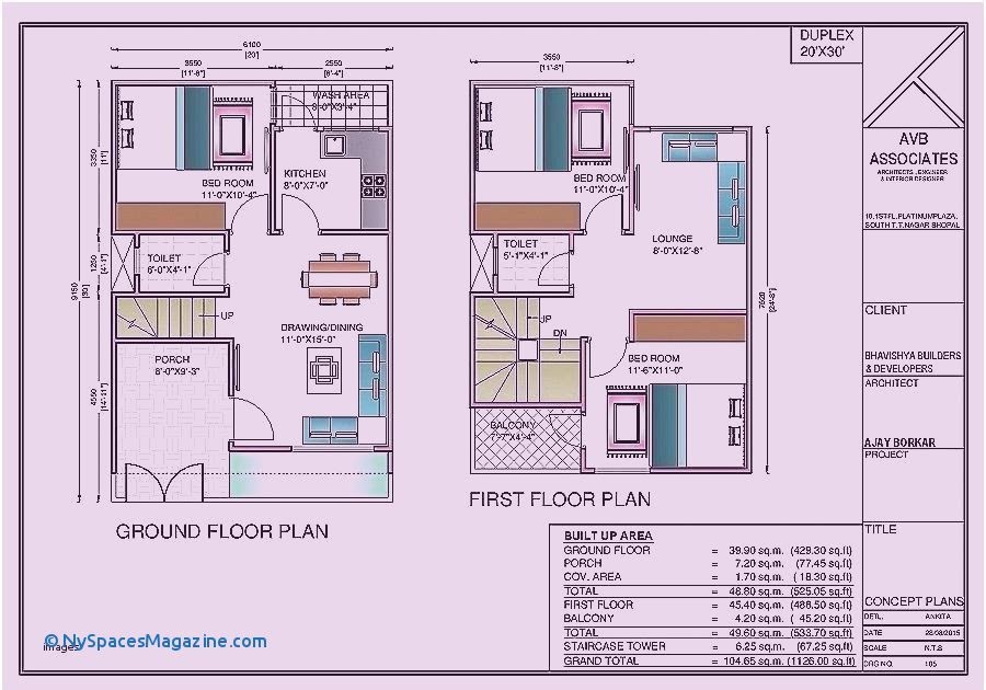 Floor Plan 40 Sqm House Design 2 Storey House Storey