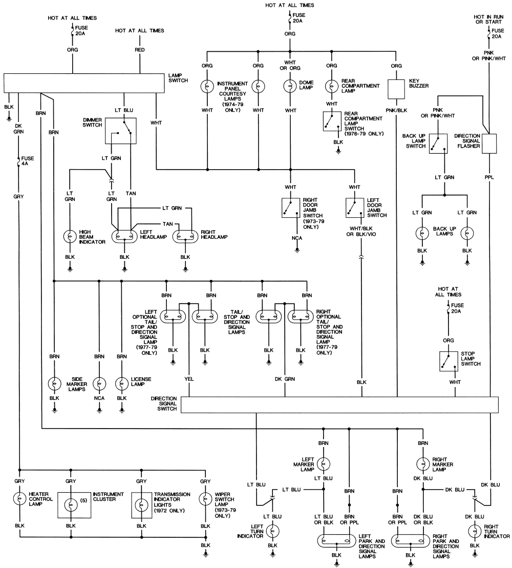 1970 C10 Chevy Truck Wiring Diagram