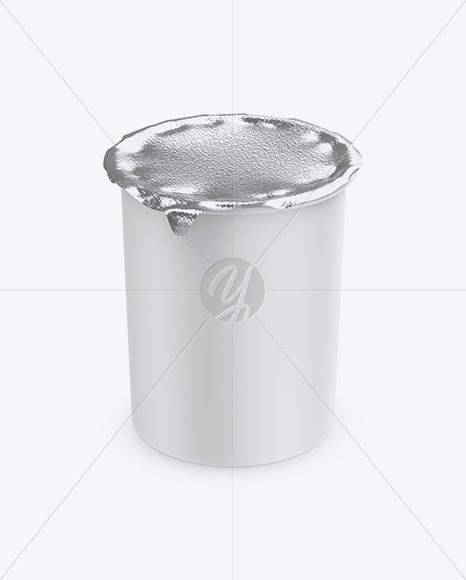 Download Download Noodle Cup With Foil Lid & Film Mockup (High-Angle Shot) PSD