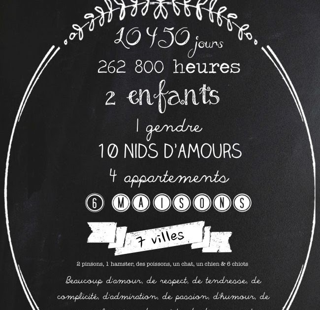 Jolie Carte Anniversaire De Mariage 30 Ans Sage