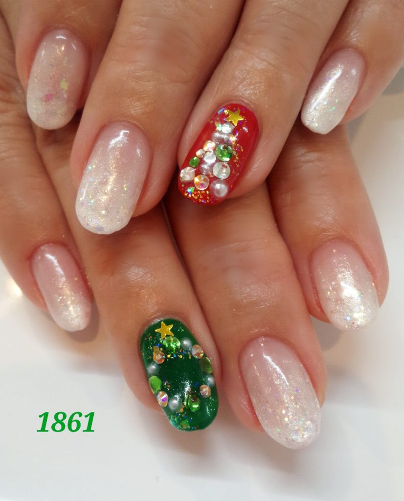 美しい クリスマス ネイル アート 美しいネイルトレンド