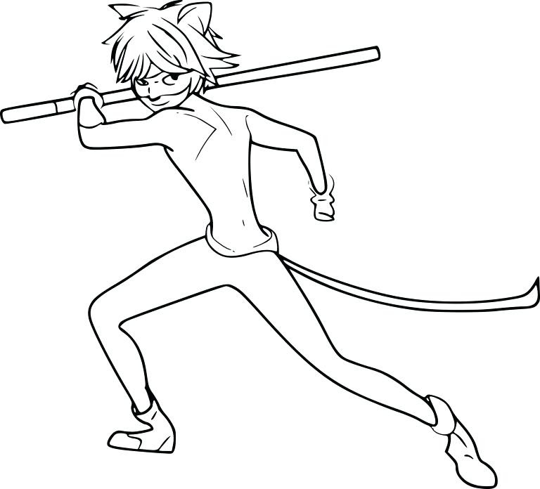 Coloriage Miraculous Ladybug Et Chat Noir A Imprimer En Couleur