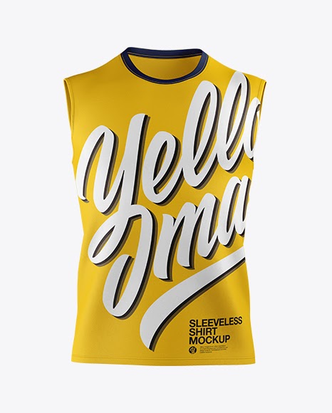 Download Sleeveless Shirt Front View Jersey Mockup PSD File 74.31 ...