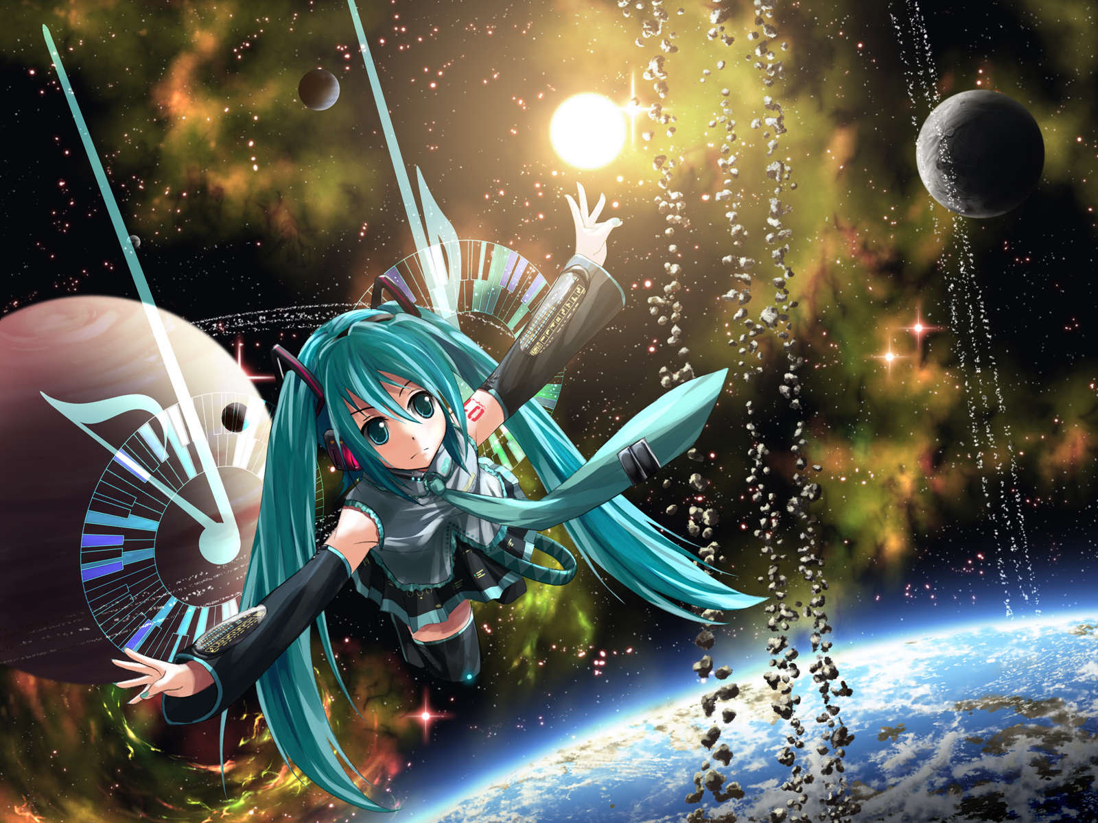 ディズニー画像ランド 新鮮な幻想 的 初音 ミク 壁紙