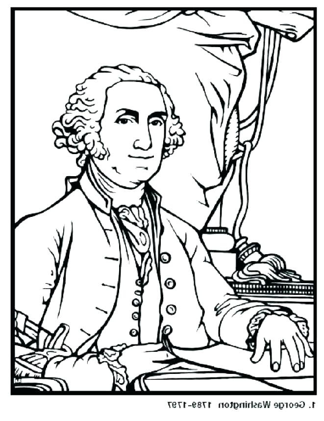 38+ beautiful photos Free George Washington Coloring Pages - George
