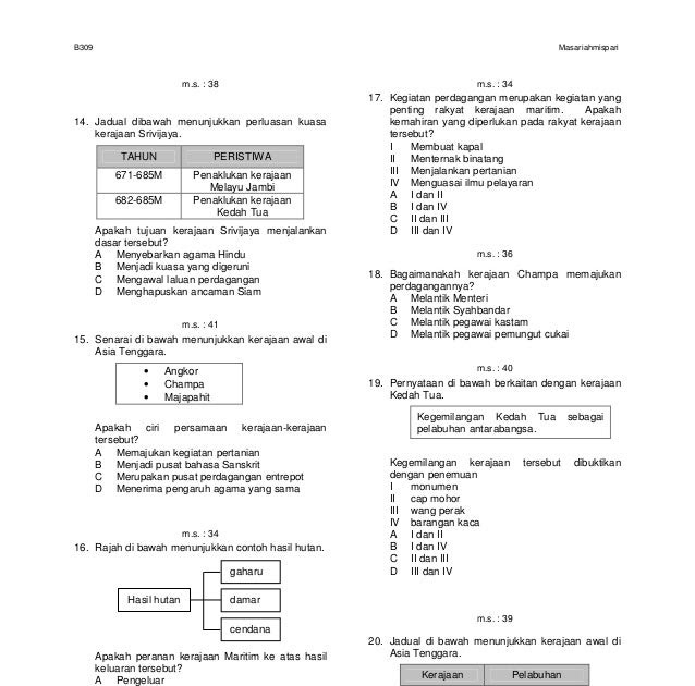 Soalan Latihan Sejarah Tingkatan 4 Bab 2 - Viral Blog j