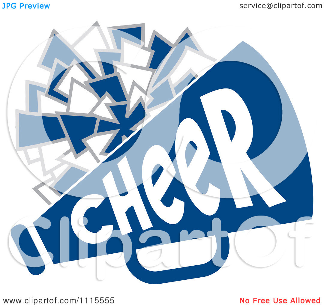 Images Of Cartoon Megaphone Cheer Pom Poms