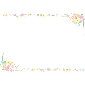すべての美しい花の画像 無料ダウンロード花柄 フレーム 無料